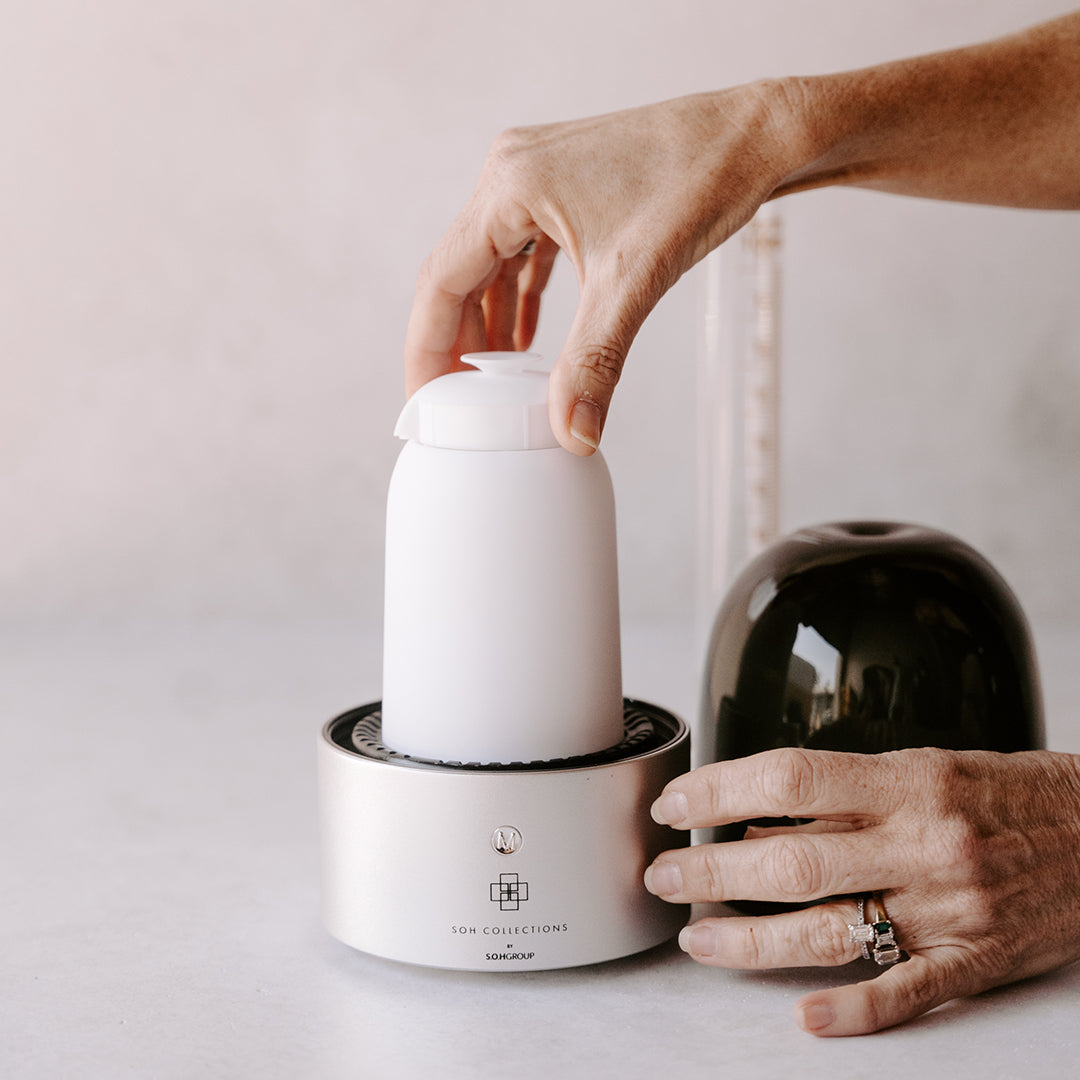 Roma Elegance Electric Aroma Diffuser – Stylish Home Fragrance Unit with LED Lighting